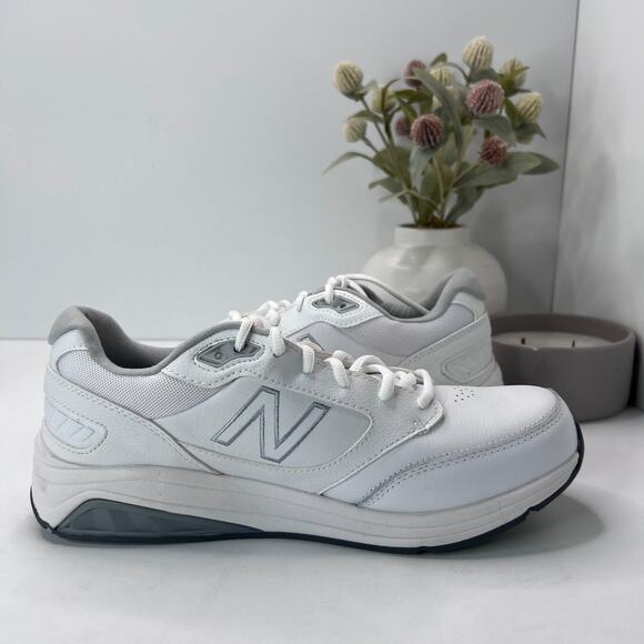New Balance MW928WT3 Leather Walking Low Top Sneaker White Unisex M8.5/W10 - Picture 7 of 9